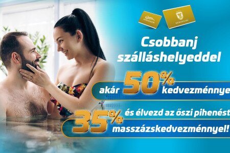 Csobbanj szálláshelyeddel 50% kedvezménnyel!